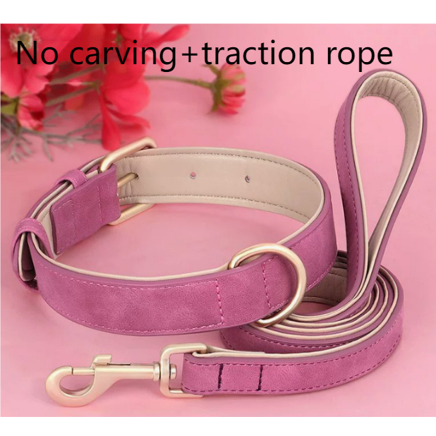 Creative And Versatile Double-layer Leather Pet Dog Collar