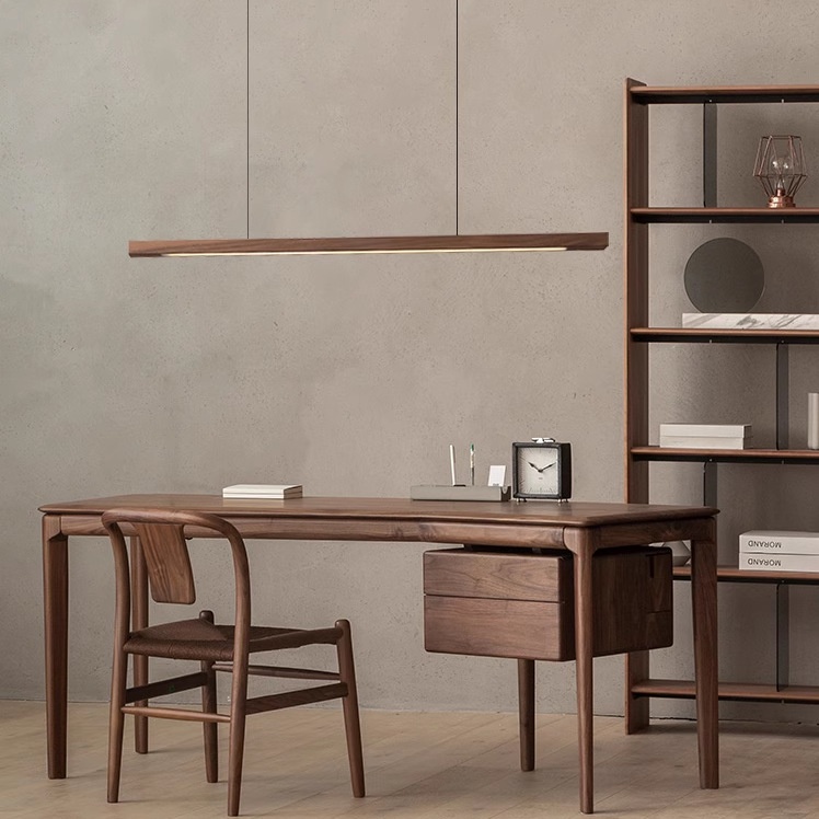 Nordic Solid Wood Dining Room Chandelier