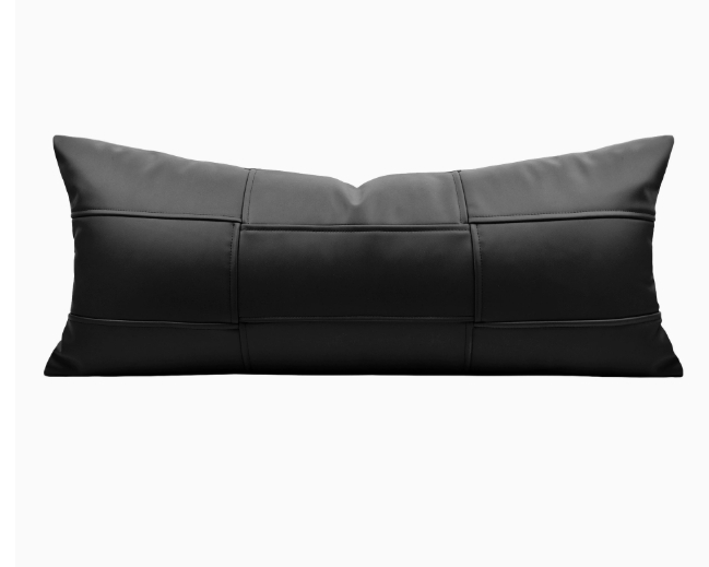 Leather Throw Pillow, picture 5 of 9
