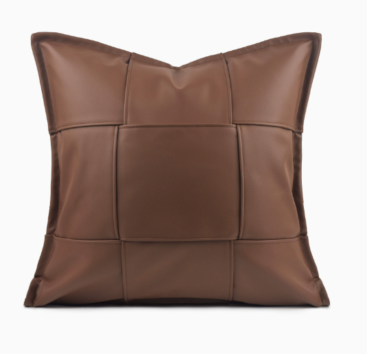 Leather Throw Pillow, picture 9 of 9