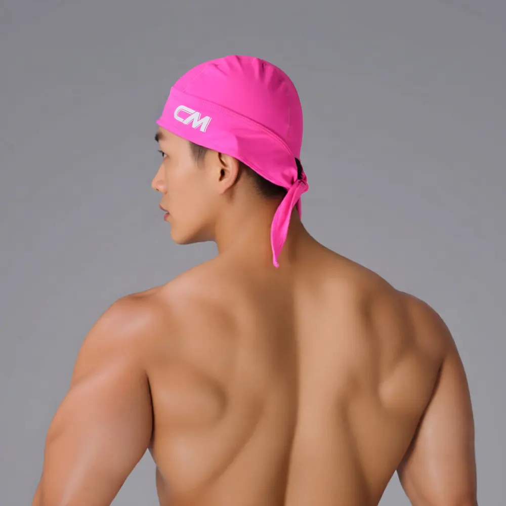 Comfortable Wide-Strap Honey-Hip Bikini Beach Swim Trunks Swimming Cap