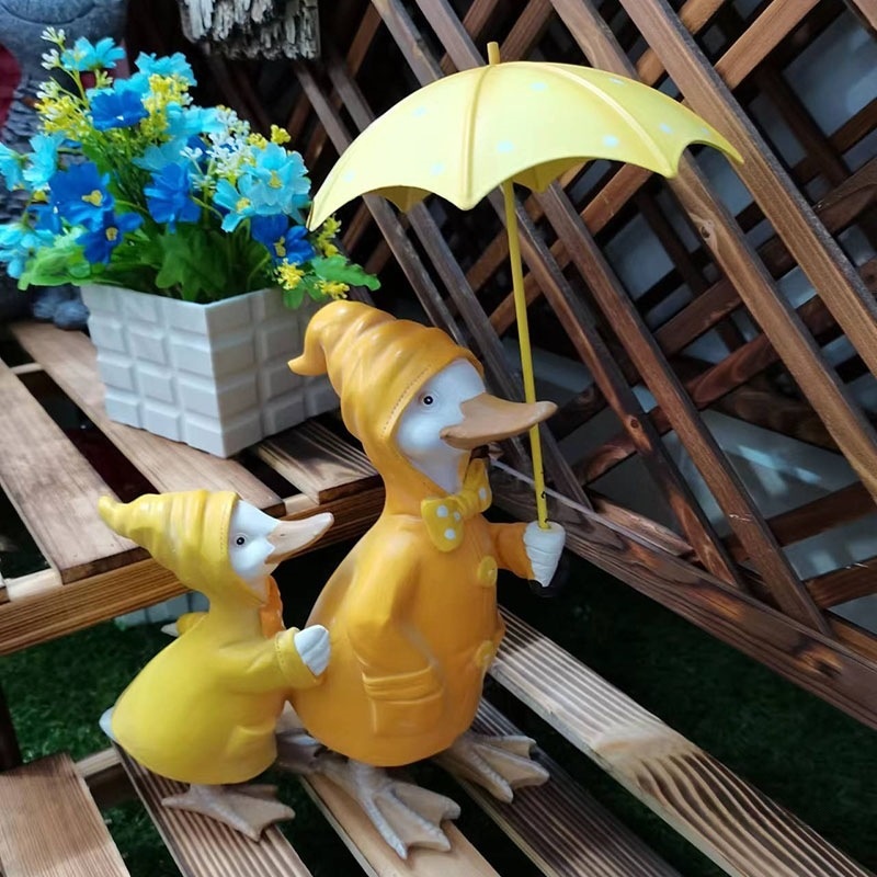 American Country Style Duck Ornaments For Garden Decoration And, picture 2 of 5