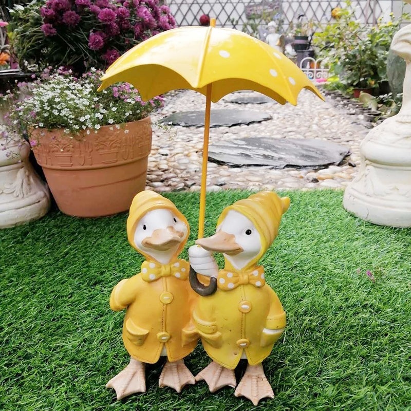 American Country Style Duck Ornaments For Garden Decoration And