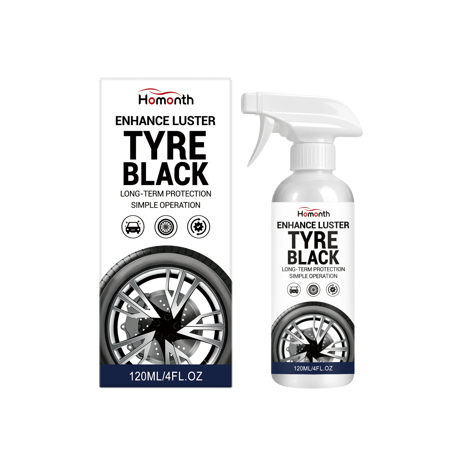 Bright Spray Of Rubber Tire