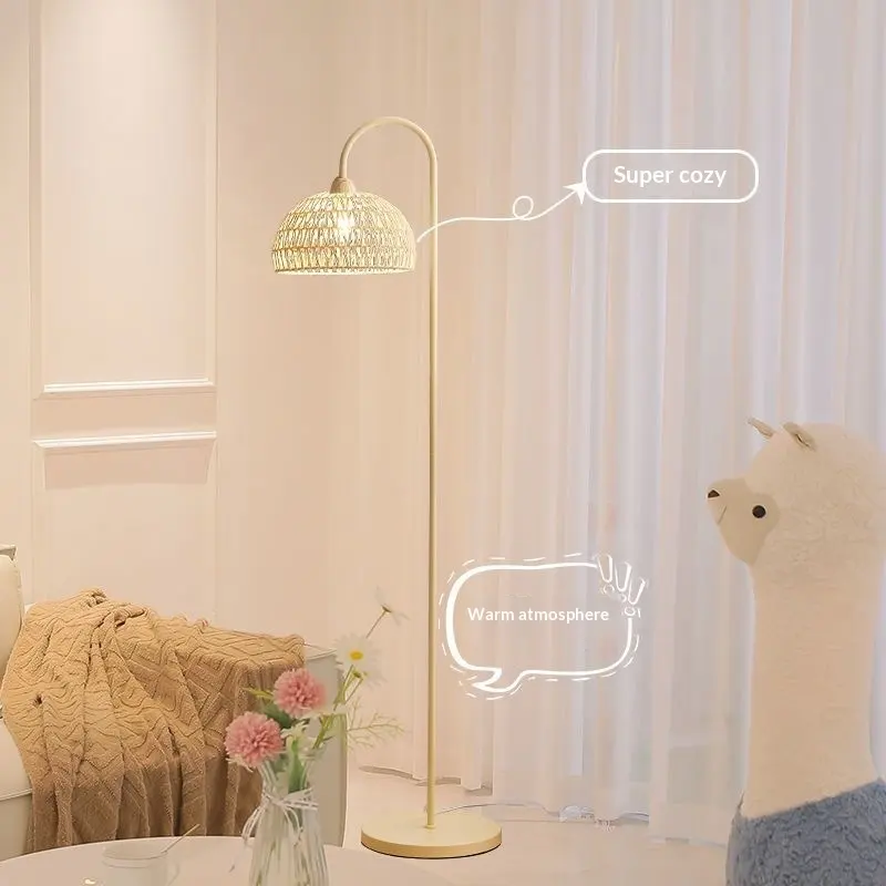 Wicker Floor Standing Lamp