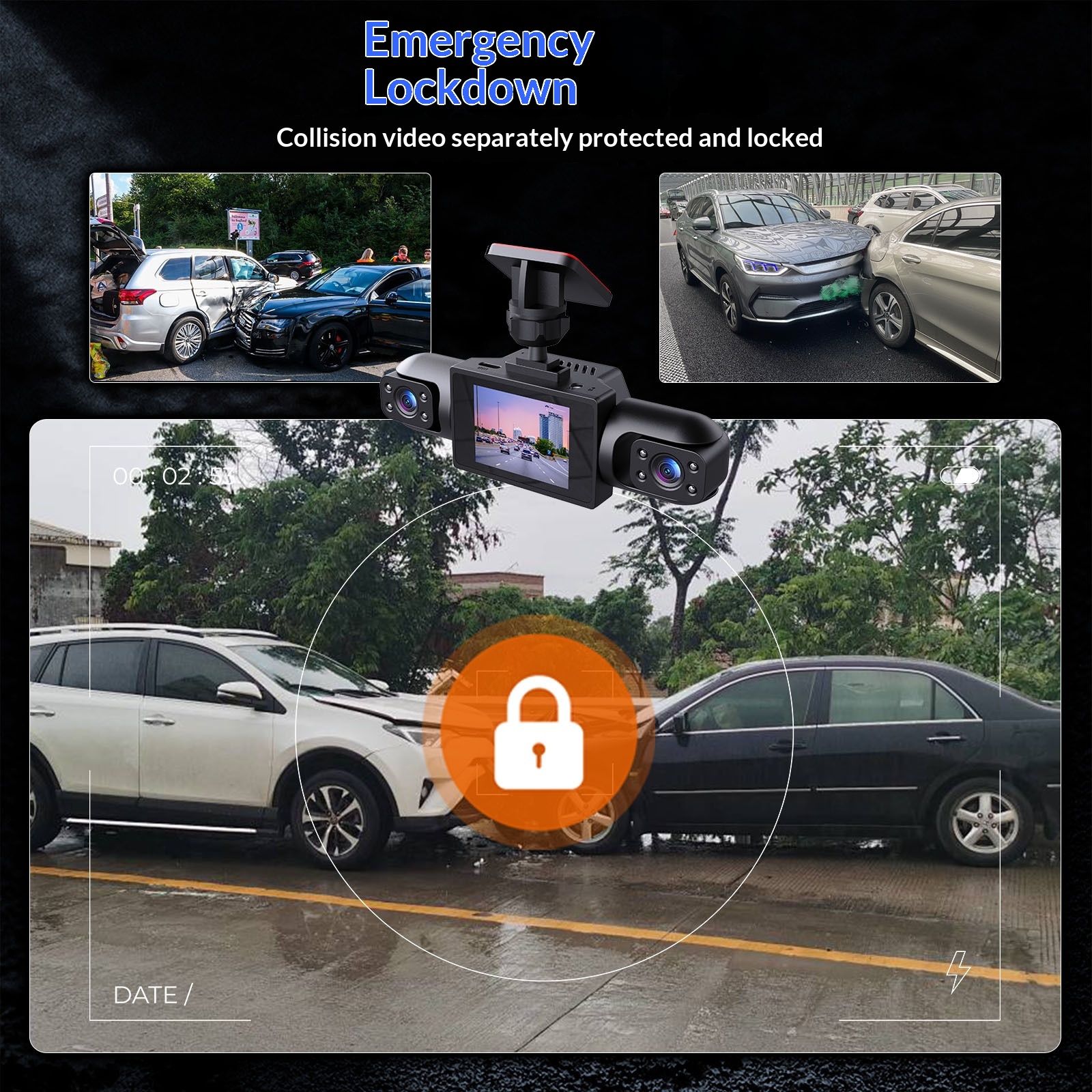 Four-camera HD Night Vision Reverse Imaging