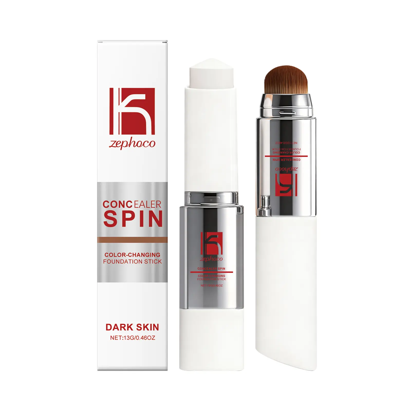 Concealer And Color-changing Foundation Stick