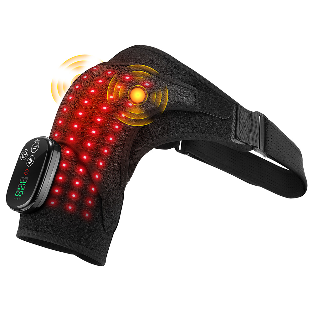 Electric-heated Shoulder Warmer With Vibration Massage And Heating Function For The Neck