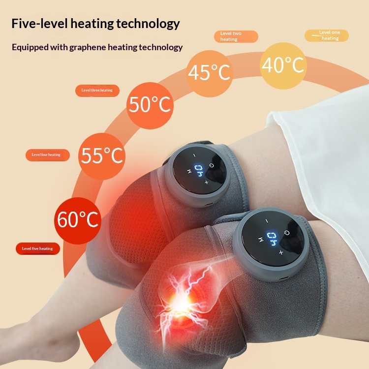 Electric Heated Knee Pad Self-Warming Knee Massager