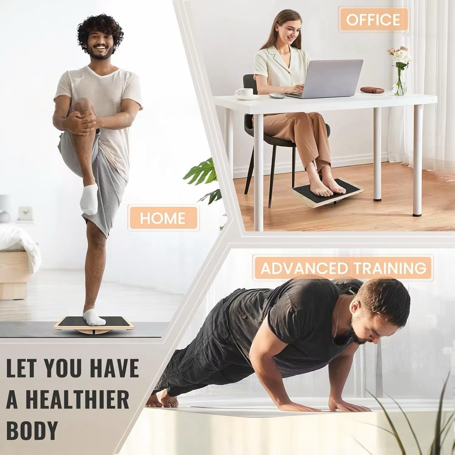 Planche d'équilibre en bois — Améliore ton équilibre - image 4