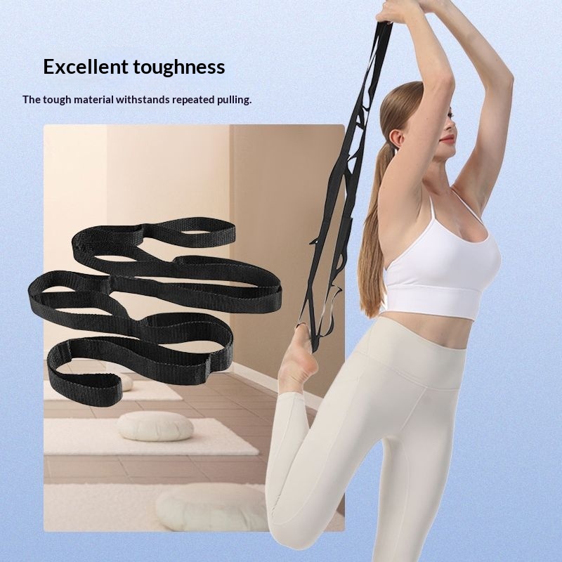 Non-elastic Yoga Stretch Band For Fitness Exercise image 2