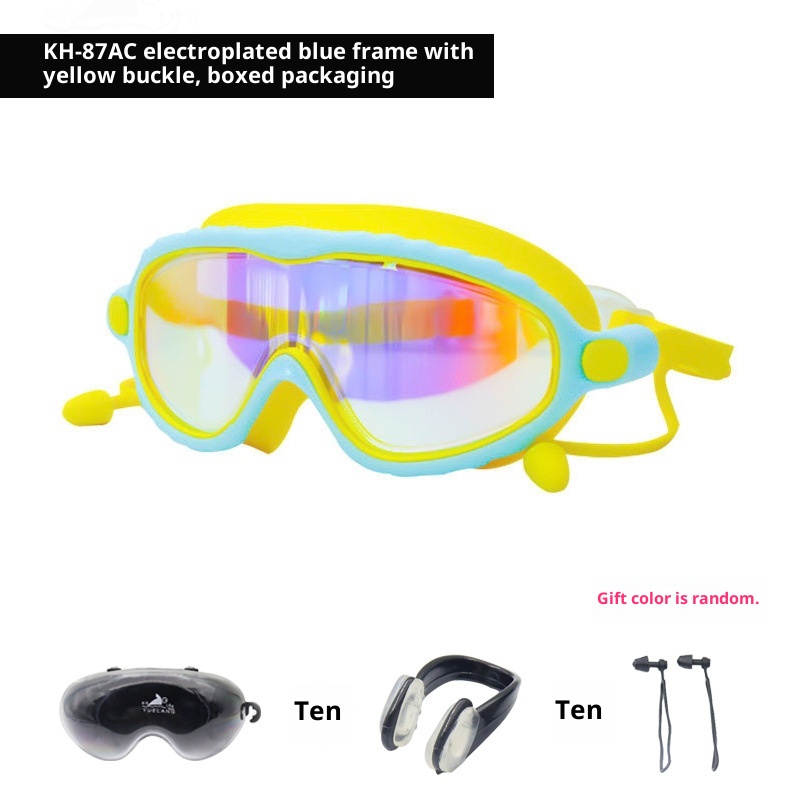 Electroplated Blue And Yellow