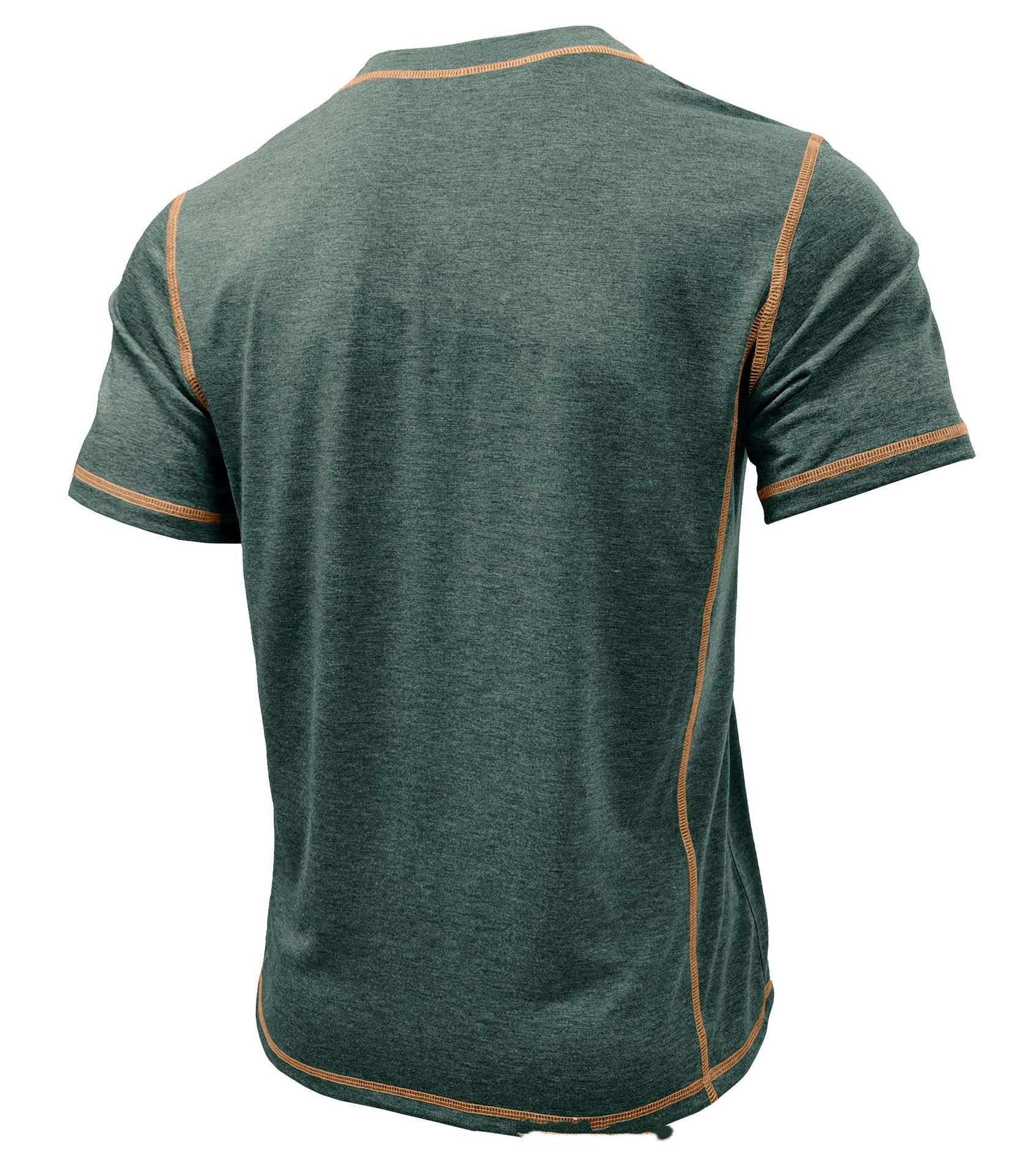 Crew-Neck Short-Sleeve Top Casual Mens Clothing
