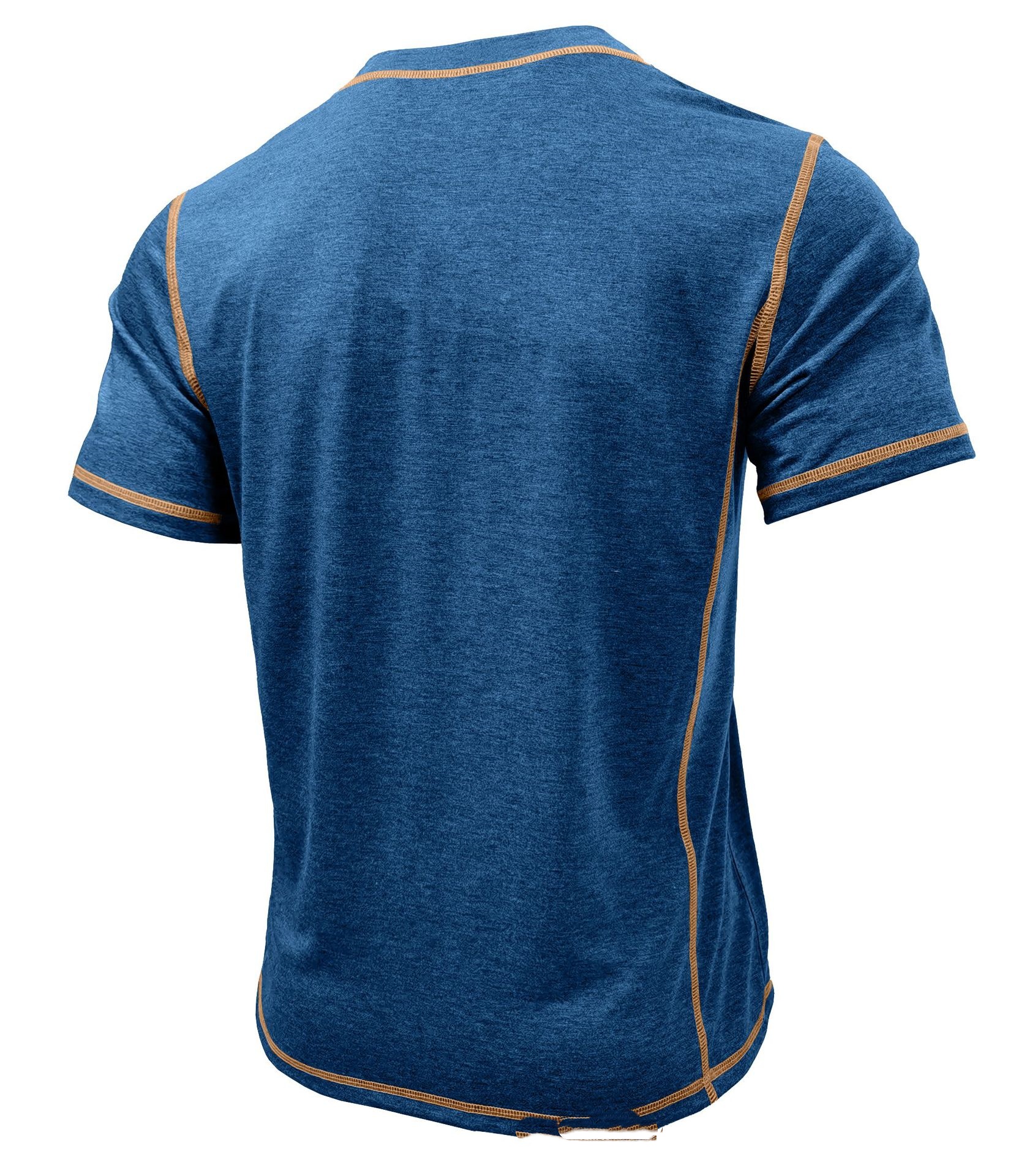 Crew-Neck Short-Sleeve Top Casual Mens Clothing