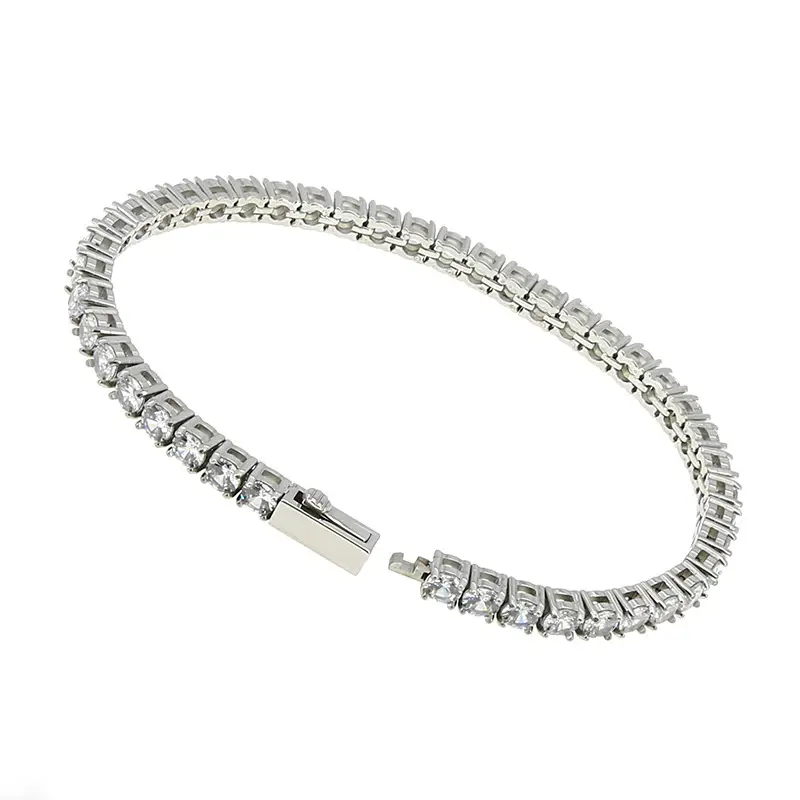 Stainless Steel 316 Tennis Chain Inlaid With Zircon