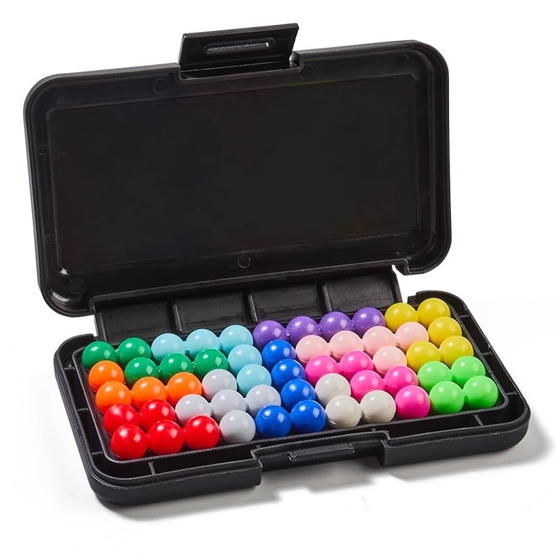 Smart Magic Bead Challenge Pyramid Puzzle For Kids Training