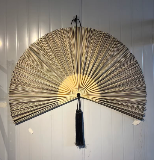 Decorative Hanging Fan For Tea Rooms Wall-Mounted Craft Fan Creative Decorative Hanging Ornament - image 14