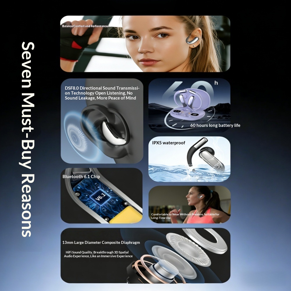 With AI Translation Noise Cancellation Long Battery Life