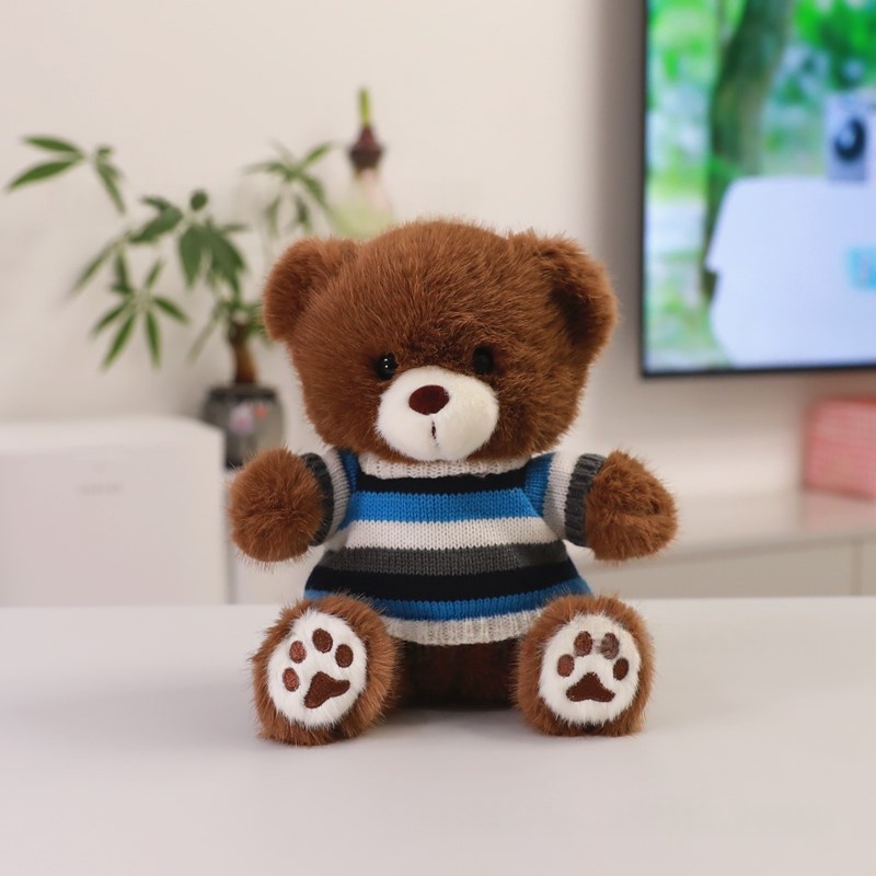 Cute Teddy Bear Plush Toy Wearing Clothes