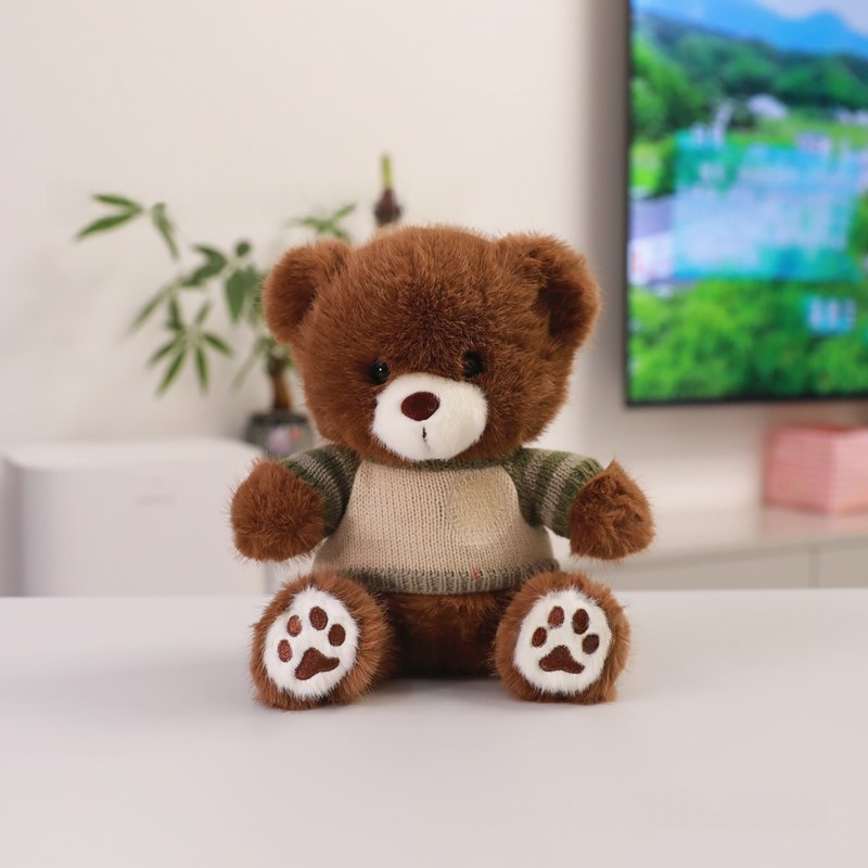 Cute Teddy Bear Plush Toy Wearing Clothes