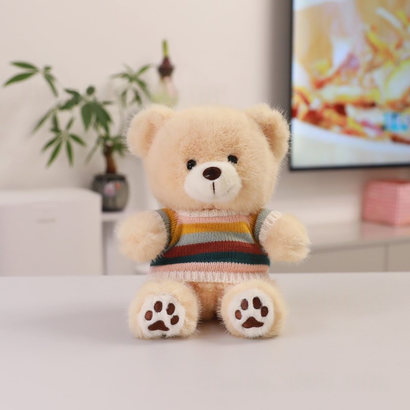 Cute Teddy Bear Plush Toy Wearing Clothes