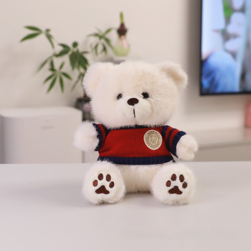 Cute Teddy Bear Plush Toy Wearing Clothes