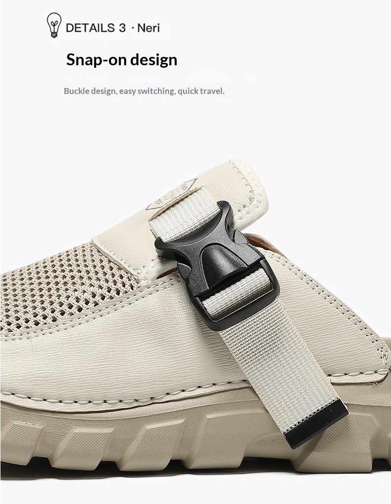 Men's Outdoor Non-Slip Deodorizing Water-Resistant Sandals — detail view 3