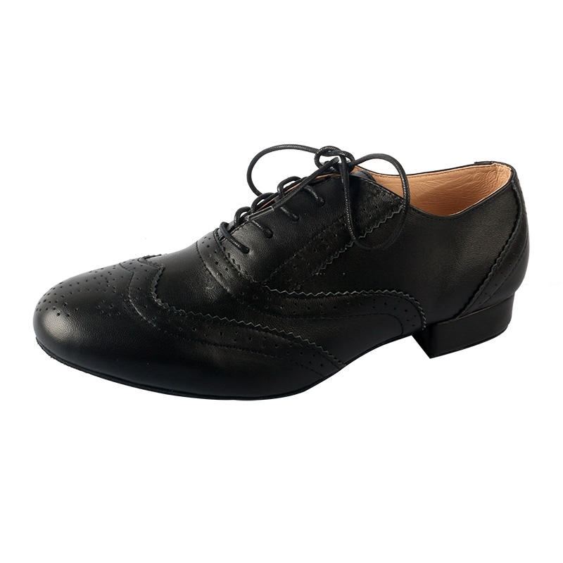 Men's High-Heel Leather Party Dance Shoes