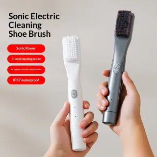 Household Leather Shoe Polishing And Stain-Removing Electric Ultrasonic Shoe Brush