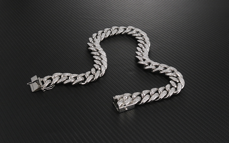 Hip-hop Chunky Titanium Steel Necklace For Men 5