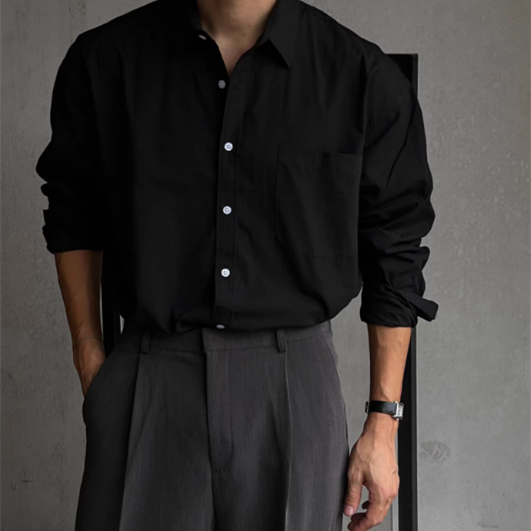 Raglan-Sleeve Casual Shirt, picture 3 of 5
