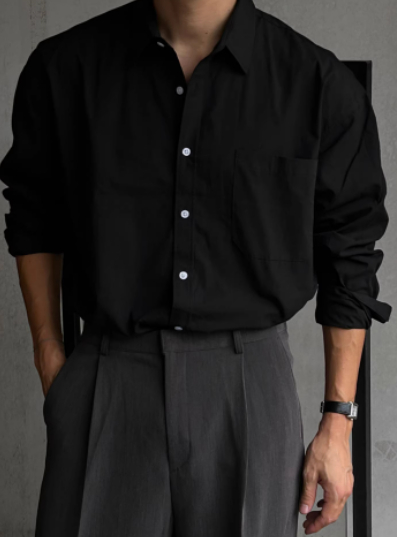 Raglan-Sleeve Casual Shirt, picture 2 of 5