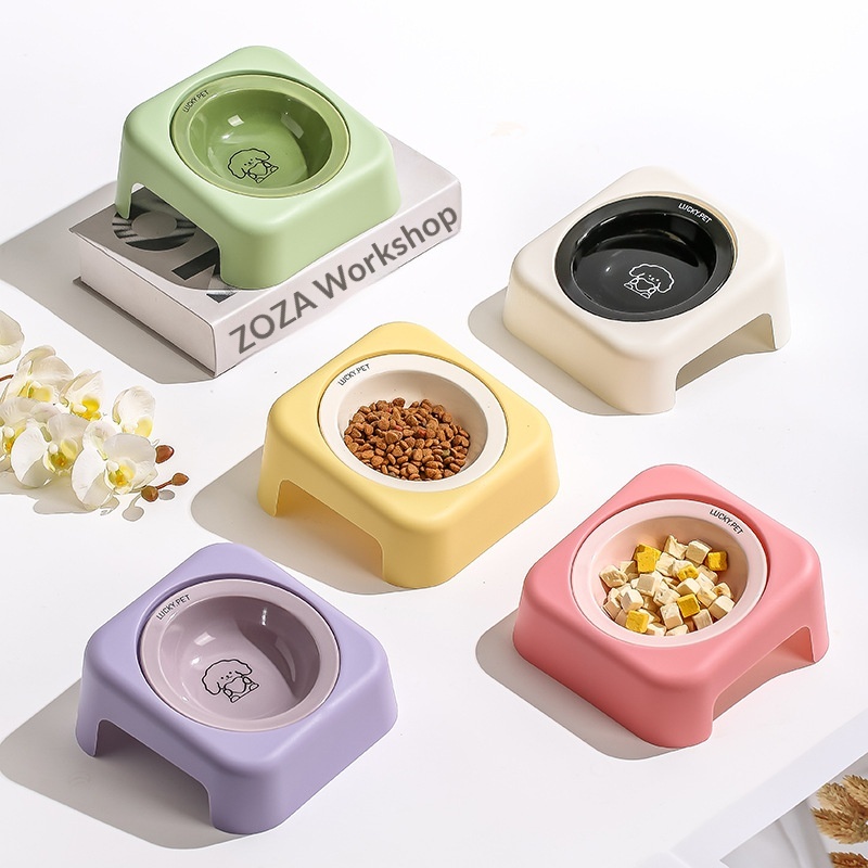 Creative Cartoon Flying Saucer Bowl With Bowl Stand