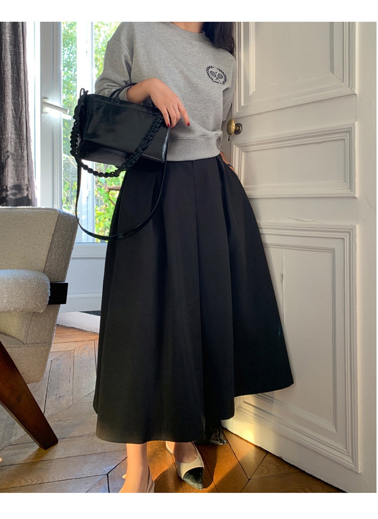 High-waisted Pleated Midi A-line Maxi Skirt 41 731db59d bd3a 47c9 95cf a27e1ab7e6f0 trans