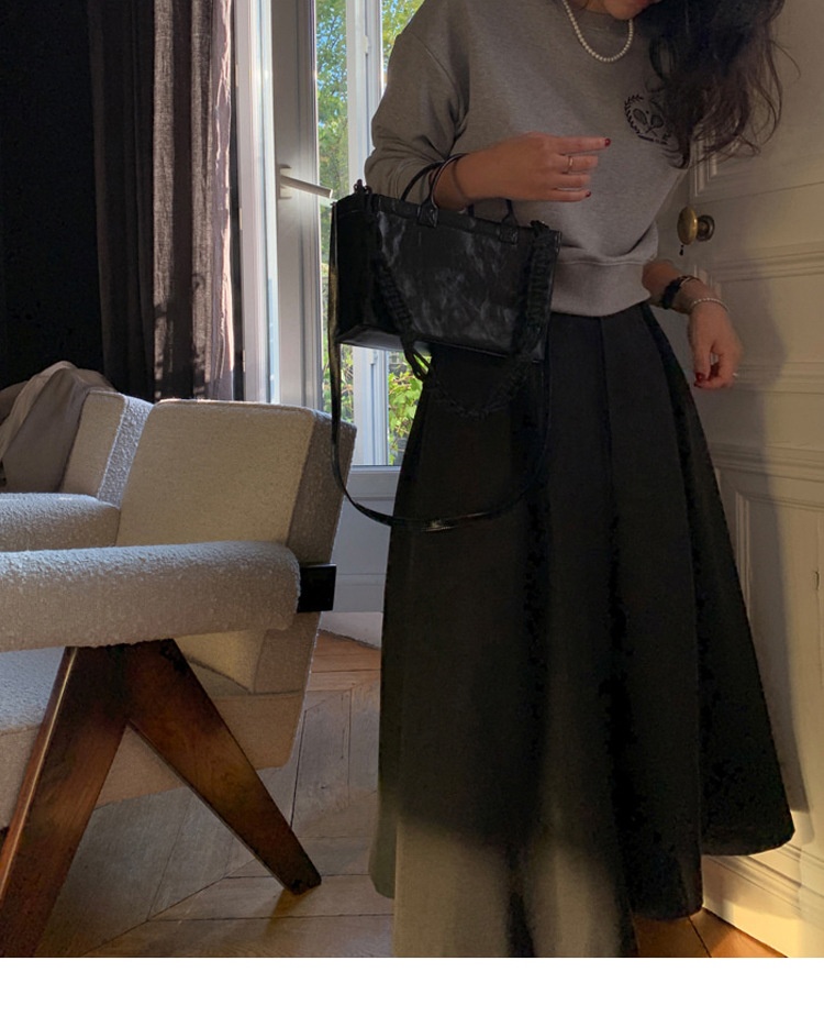 High-waisted Pleated Midi A-line Maxi Skirt 21 b6fd3347 41bb 448f 8bb2 d705c83a90ea trans