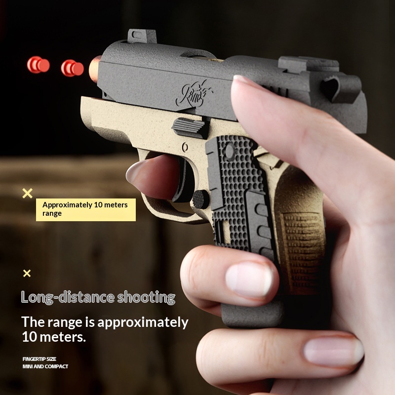 Breech-loading Rapid-fire 1911-style Kids Toy Gun