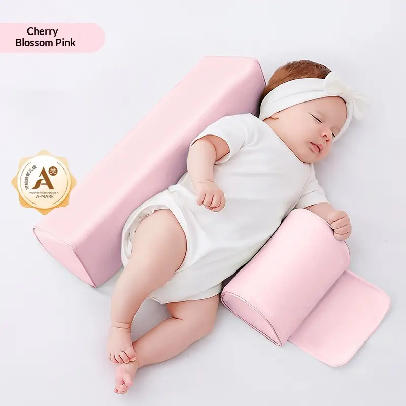 Baby Side-Sleeping Pillow Anti-Flip Soothing Triangle Pillow