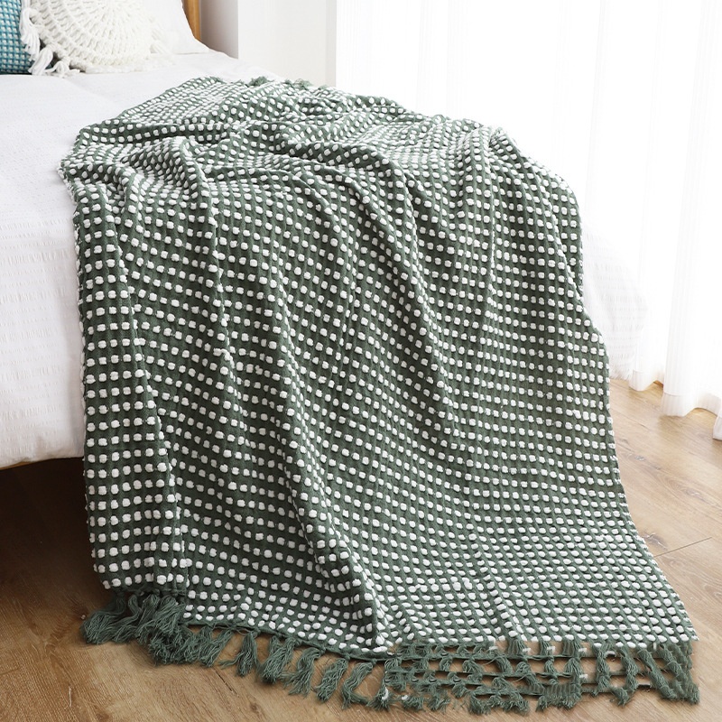 Chenille Knitted Blanket Casual Sofa Throw Blanket