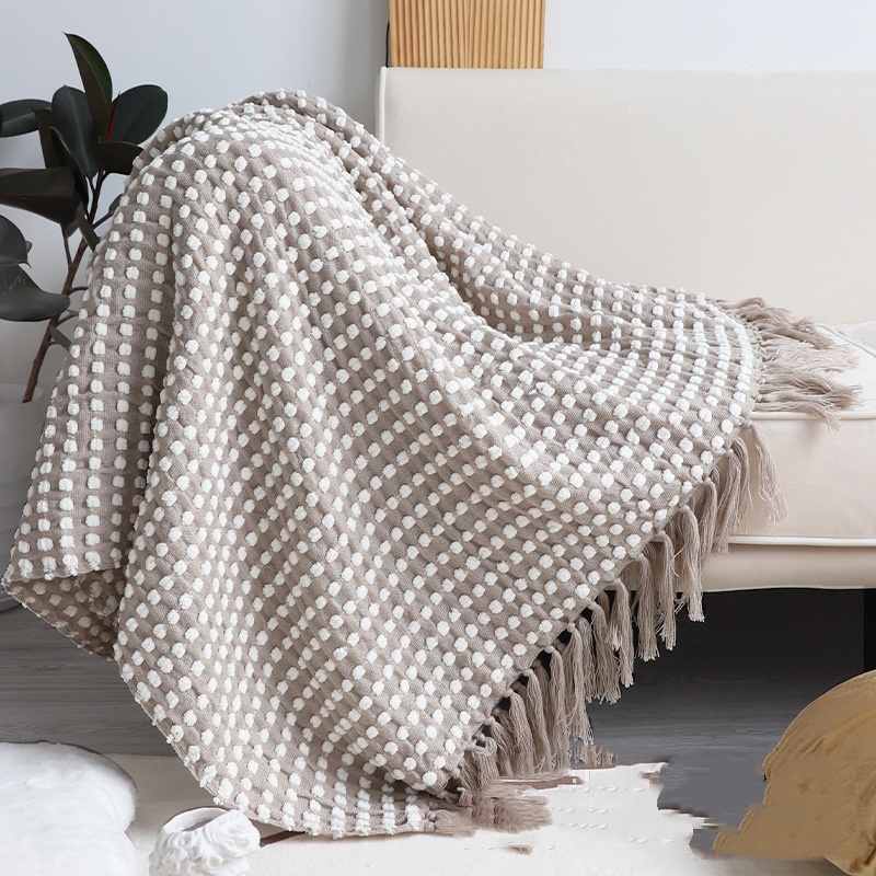 Chenille Knitted Blanket Casual Sofa Throw Blanket