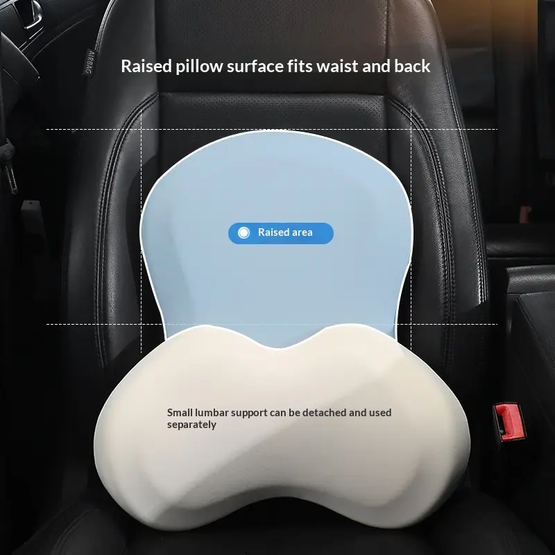 Car Seat Lumbar Support Split Cushion Set