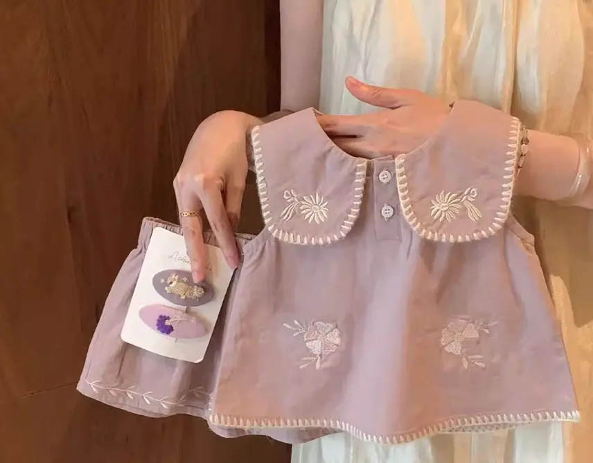 Kids' New Summer Shorts Two-Piece Set
