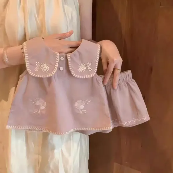 Kids' New Summer Shorts Two-Piece Set