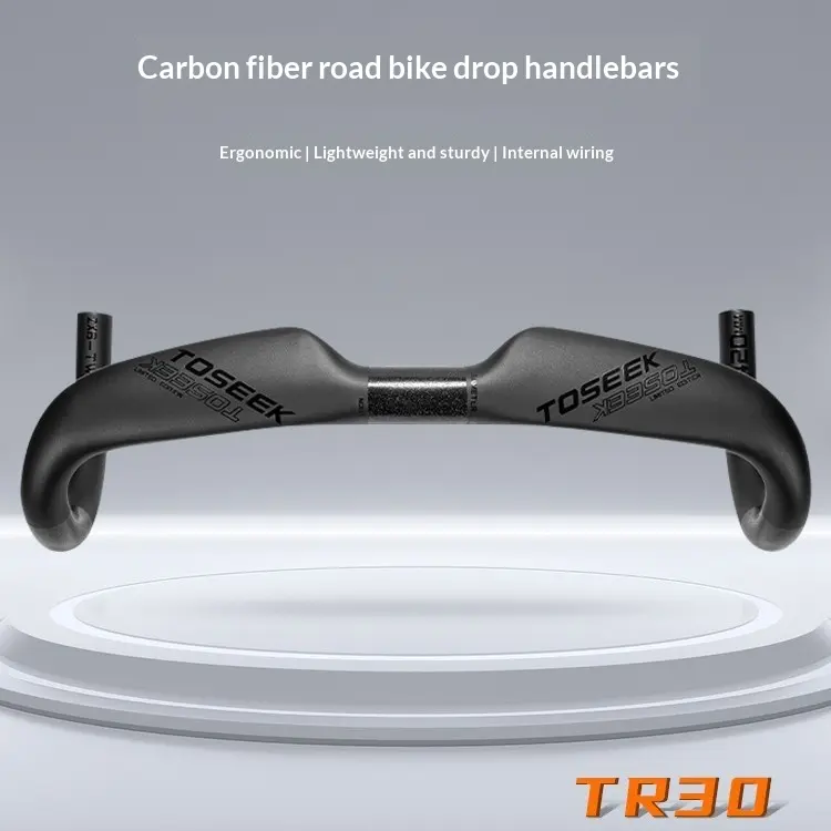 All-carbon Fiber Road Bike Drop Handlebars