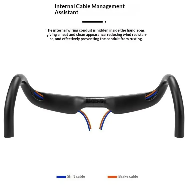 All-carbon Fiber Road Bike Drop Handlebars