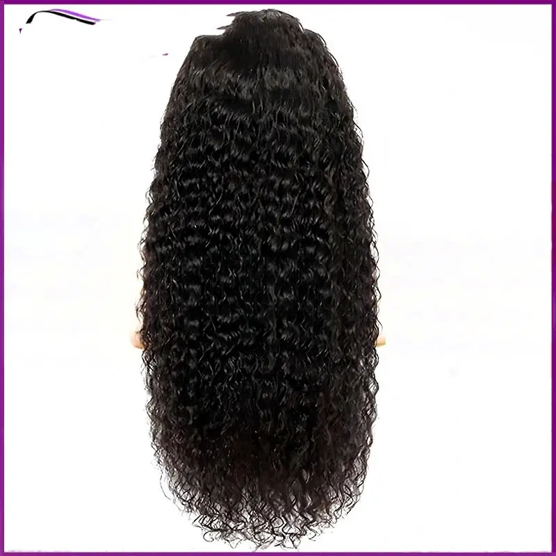 Drawstring Kinky Curly 360 Full Lace Wig Human Hair Lace Wig