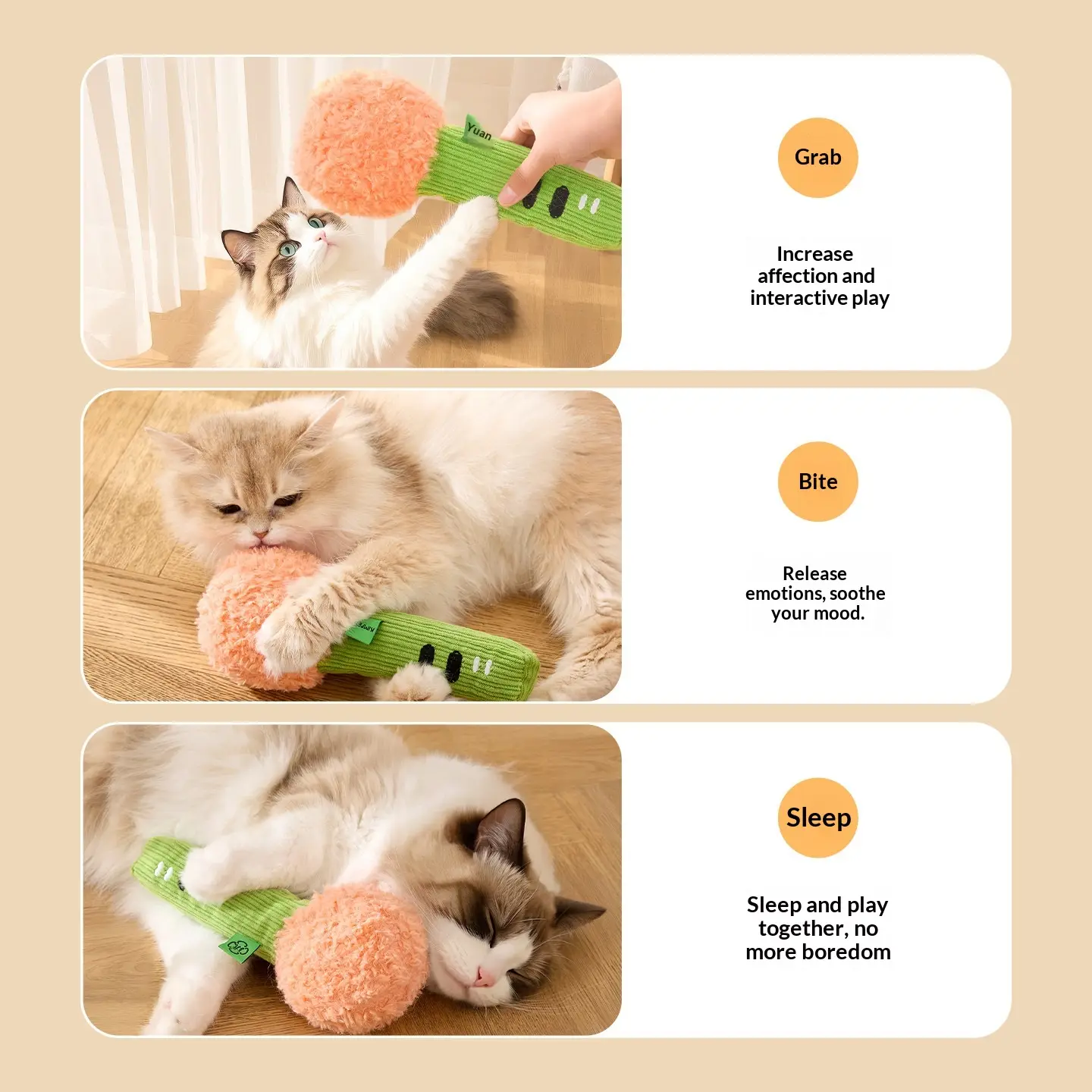 Cat Toy Self-entertainment Boredom-busting Gadget With Sound