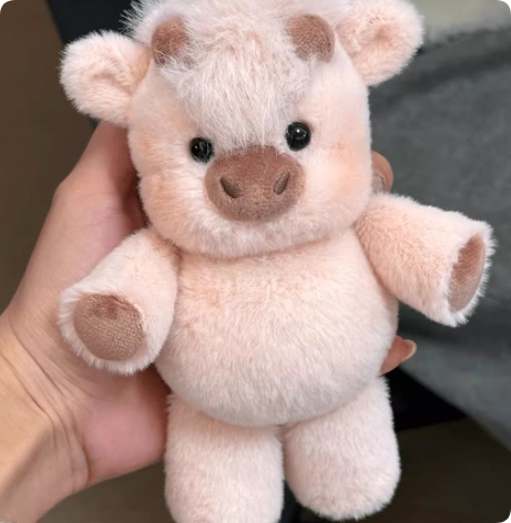 Baby Forest Run Series Panda, Cow, And Pig Dolls 2