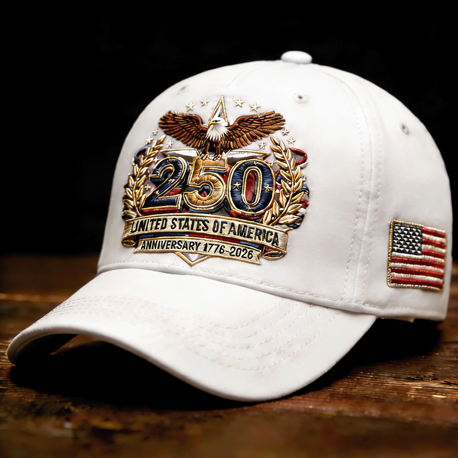 250th Anniversary Baseball Cap Embroidered Sun Hat