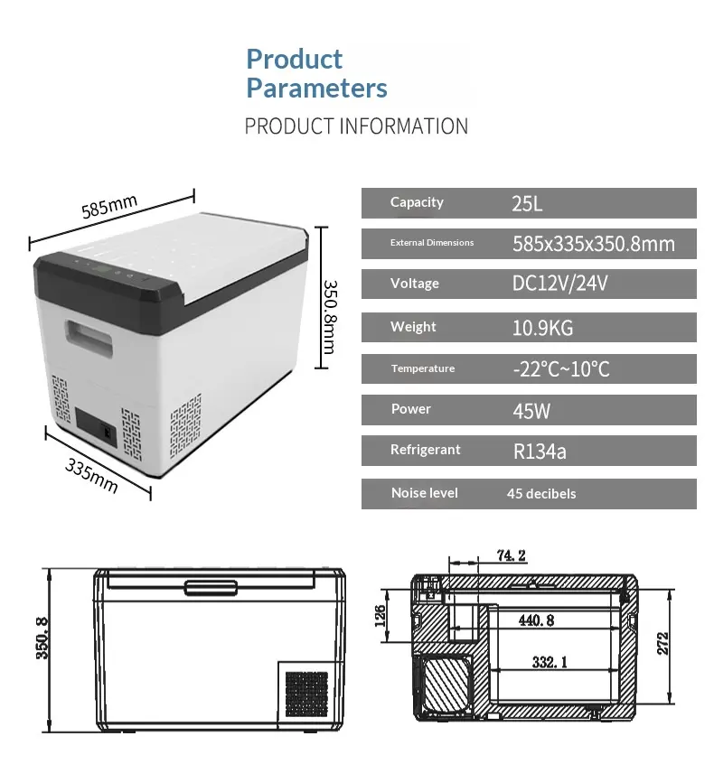 Universal Refrigerated Box Truckhome Dual-use Refrigerator