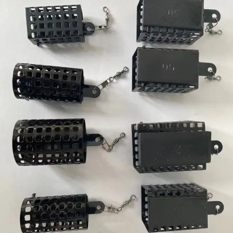 Square and Round Bait-holding Iron Cages for Groundbaiting
